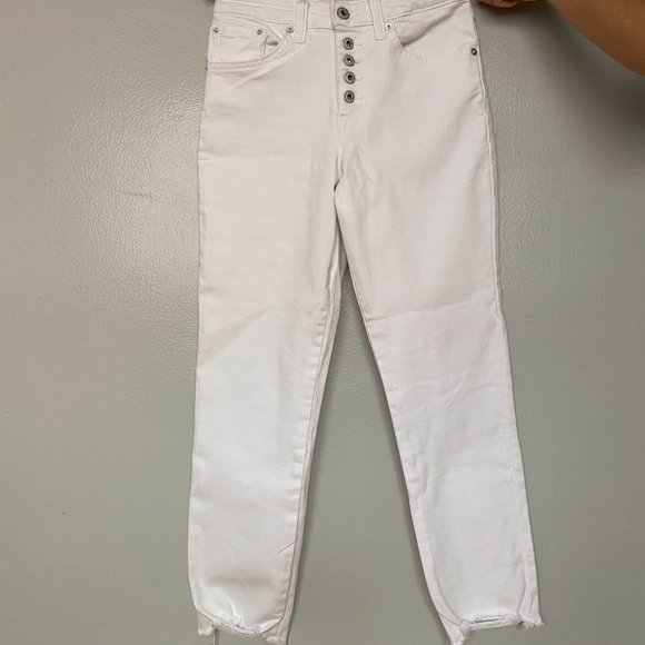 ELLA MOSS ULTRA HIGH-RISE STRAIGHT JEANS Size 25 - Picture 4 of 6